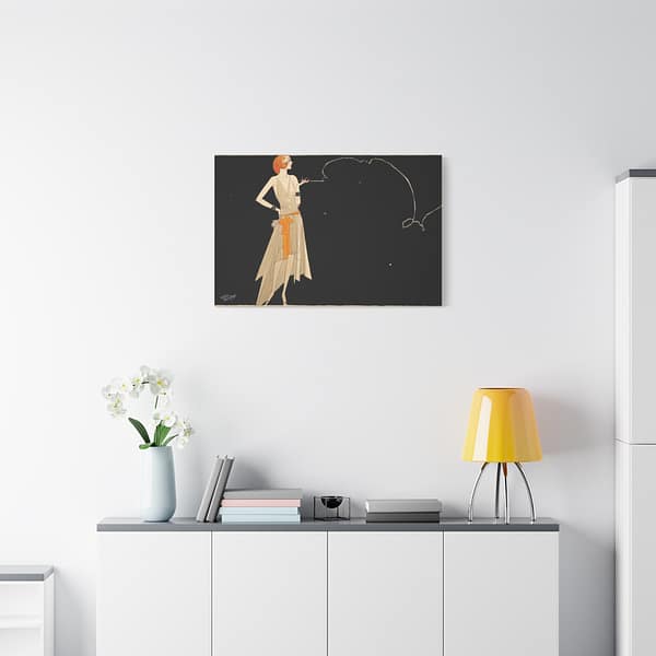13961716803583306099_2048-1.jpeg Where There's Smoke There's Fire - Russell Patterson (c. 1920s) - Art Deco Canvas Print
