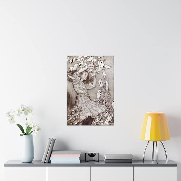 7359863009179094533_2048.jpeg Alice's Adventures in Wonderland - Arthur Rackham (1907) - Vintage Art Poster Print