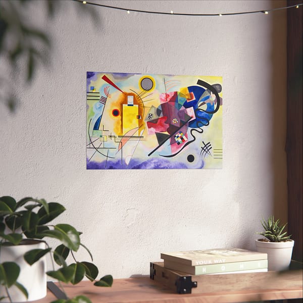 15726474169397204571_2048.jpeg Yellow Red Blue (Jaune Rouge Bleu) - Wassily Kandinsky (1925) - Art Deco Poster Print