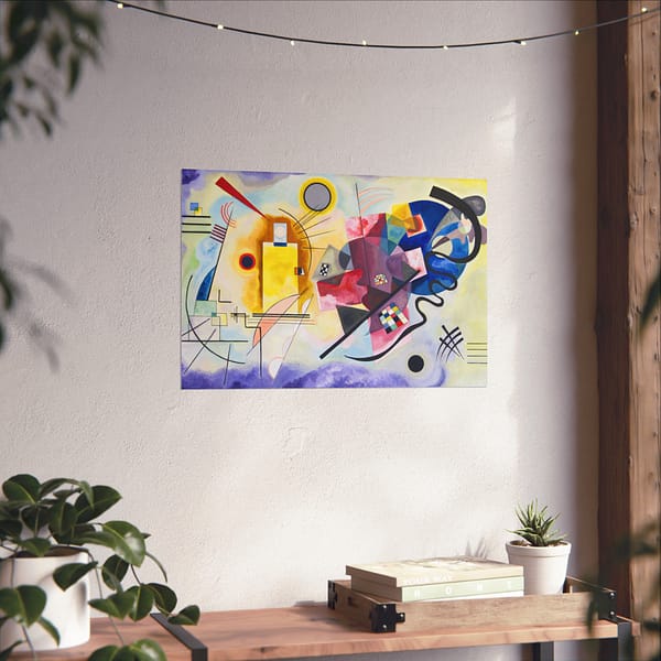 805724075442186705_2048.jpeg Yellow Red Blue (Jaune Rouge Bleu) - Wassily Kandinsky (1925) - Art Deco Poster Print