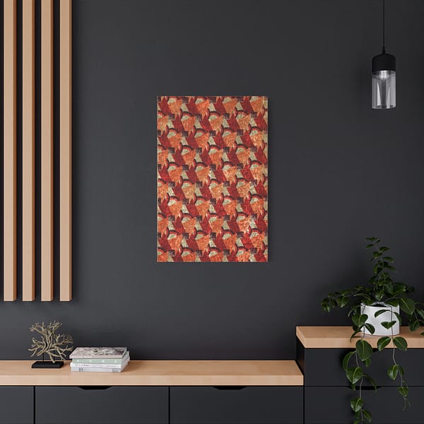 966213529493300740_2048.jpeg Purple, Red, Orange and Cream Geometric Design (c. 1923) - Art Deco Canvas Print