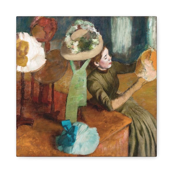 17418754758095335091_2048.jpeg The Millinery Shop - Edgar Degas (c. 1879-86) - Impressionist Canvas Print
