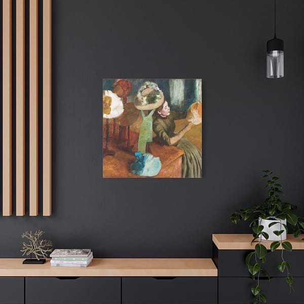 2452301801535727372_2048.jpeg The Millinery Shop - Edgar Degas (c. 1879-86) - Impressionist Canvas Print