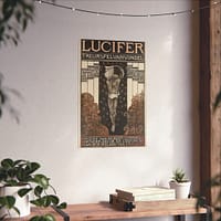 12604563114914669305_2048.jpeg Lucifer - Mourning Game of Vondel (Treurspel van Vondel) - Richard Roland Holst (1910) - Art Nouveau Poster Print