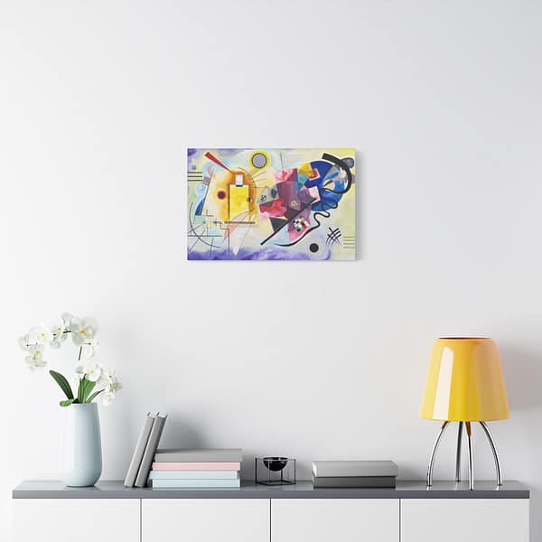 14603710731117870373_2048.jpeg Yellow Red Blue (Jaune Rouge Bleu) - Wassily Kandinsky (1925) - Art Deco Canvas Print