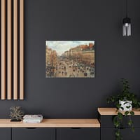 15346003285889456314_2048.jpeg The Boulevard Montmartre, Afternoon - Camille Pissarro (1897) - Impressionist Canvas Print