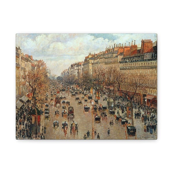 17277934869557527766_2048.jpeg The Boulevard Montmartre, Afternoon - Camille Pissarro (1897) - Impressionist Canvas Print