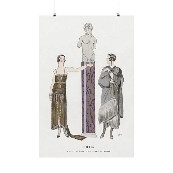 9700249356300094738_2048.jpeg Eros - Robe et Manteau pour le soir, de Worth - George Barbier (1924) - Art Deco Poster Print