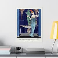 13266101562194238178_2048.jpeg La Fontaine de Coquillages - Robe du soir de Paquin - George Barbier (1914) - Art Deco Poster Print