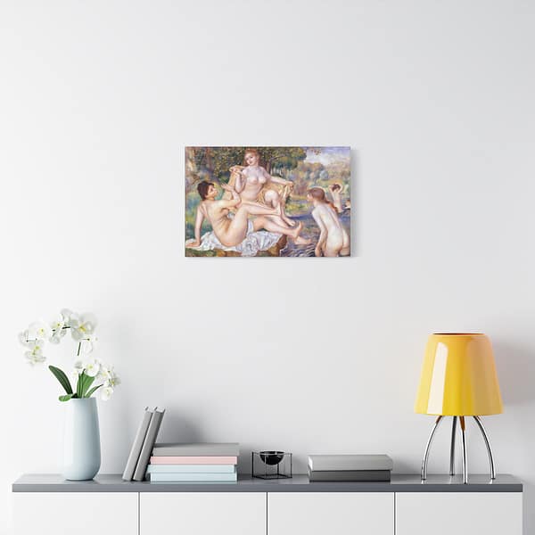 10172331858024093052_2048.jpeg The Great Bathers - Pierre-Auguste Renoir (c. 1884-87) - Impressionist Canvas Print