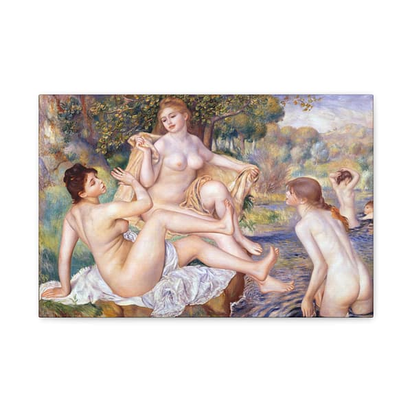 1711991591510499009_2048.jpeg The Great Bathers - Pierre-Auguste Renoir (c. 1884-87) - Impressionist Canvas Print