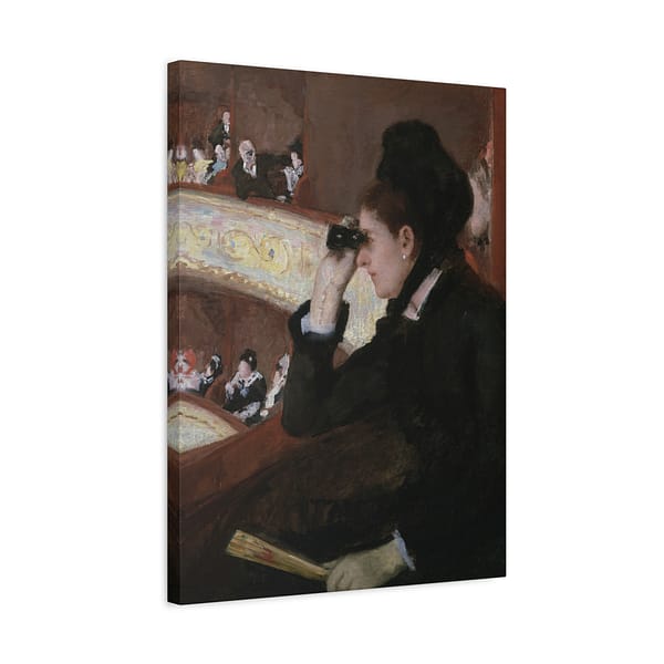 5475561248717210098_2048.jpeg In the Loge - Mary Cassatt (1878) - Impressionist Canvas Print