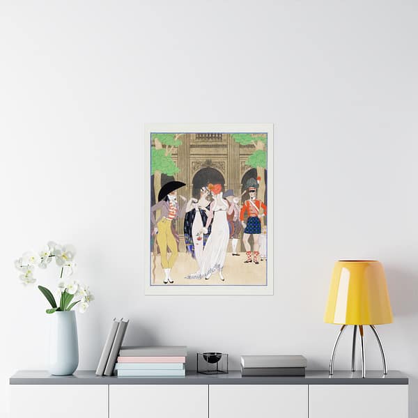 2955308036874762090_2048.jpeg La Merveilleuse au Palais Royal - George Barbier (1921) - Art Deco Poster Print