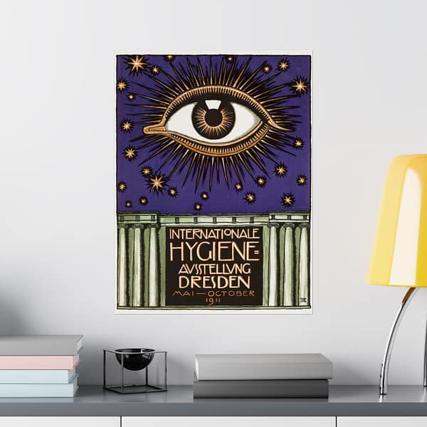 6036554711641515955_2048.jpeg International Hygiene Exhibition Dresden - Franz Stuck (1911) - Art Deco Poster Print