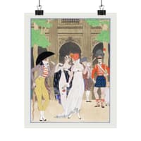 12521573412511218224_2048.jpeg La Merveilleuse au Palais Royal - George Barbier (1921) - Art Deco Poster Print