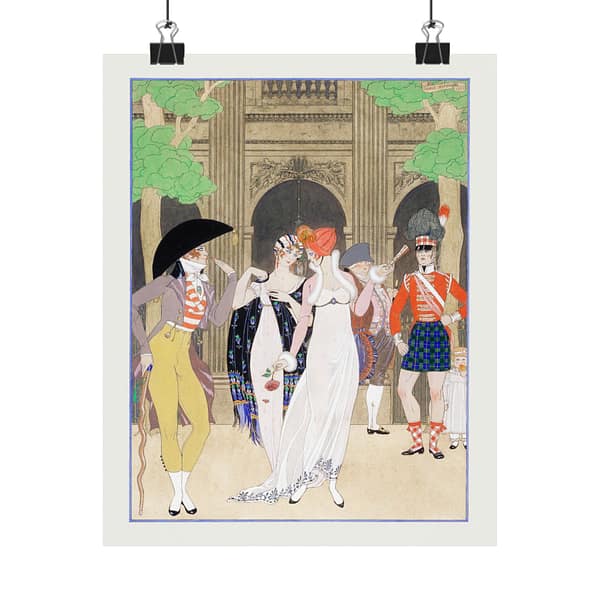 12521573412511218224_2048.jpeg La Merveilleuse au Palais Royal - George Barbier (1921) - Art Deco Poster Print