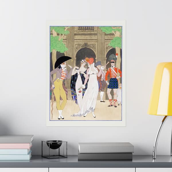 7424121807453050993_2048.jpeg La Merveilleuse au Palais Royal - George Barbier (1921) - Art Deco Poster Print