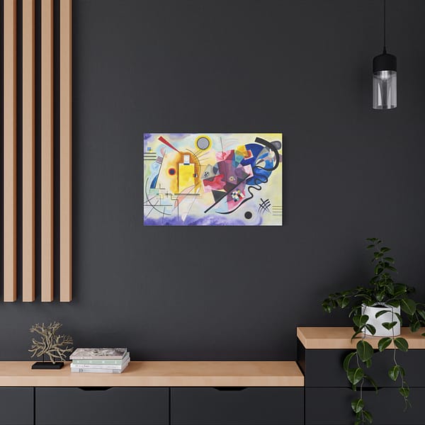 2305935902963609746_2048.jpeg Yellow Red Blue (Jaune Rouge Bleu) - Wassily Kandinsky (1925) - Art Deco Canvas Print