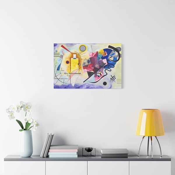 4023092011001813789_2048.jpeg Yellow Red Blue (Jaune Rouge Bleu) - Wassily Kandinsky (1925) - Art Deco Canvas Print