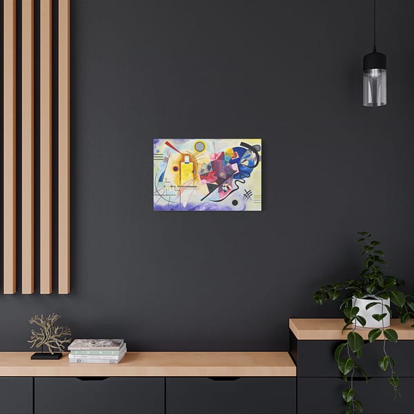 4646671235397793288_2048.jpeg Yellow Red Blue (Jaune Rouge Bleu) - Wassily Kandinsky (1925) - Art Deco Canvas Print