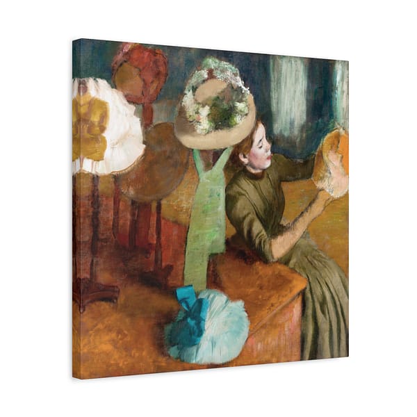 17708334743301742470_2048.jpeg The Millinery Shop - Edgar Degas (c. 1879-86) - Impressionist Canvas Print