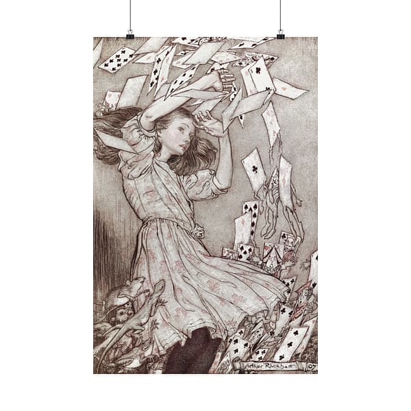 12533915222199945782_2048.jpeg Alice's Adventures in Wonderland - Arthur Rackham (1907) - Vintage Art Poster Print