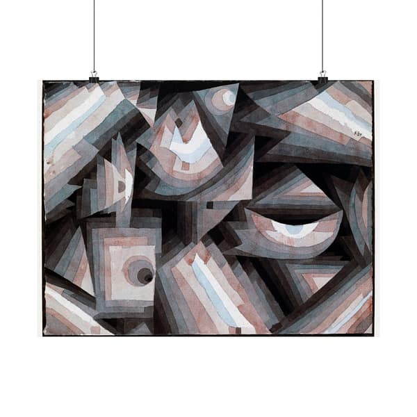 18348000303793897659_2048.jpeg Crystal Gradation - Paul Klee (1921) - Art Deco Poster Print