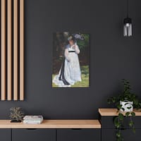 15907365431108324868_2048.jpeg Lise with a Parasol - Pierre-Auguste Renoir (1867) - Impressionist Canvas Print