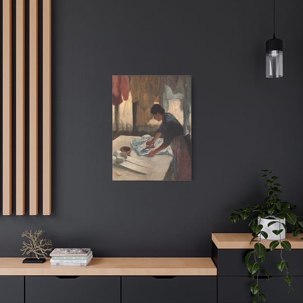 13282547095513111264_2048.jpeg Woman Ironing - Edgar Degas (c. 1876-87) - Impressionist Canvas Print