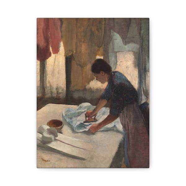 7413874485542035853_2048.jpeg Woman Ironing - Edgar Degas (c. 1876-87) - Impressionist Canvas Print