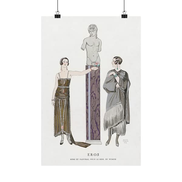 11952755743080456802_2048.jpeg Eros - Robe et Manteau pour le soir, de Worth - George Barbier (1924) - Art Deco Poster Print