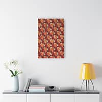 17885006887280033838_2048.jpeg Purple, Red, Orange and Cream Geometric Design (c. 1923) - Art Deco Canvas Print