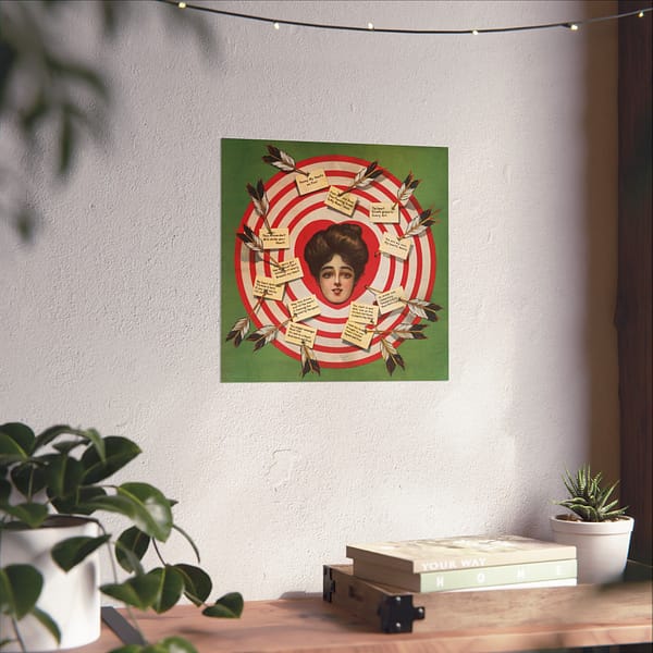 1809578714019317142_2048.jpeg The Target - Artist Unknown (1907) - Vintage Art Poster Print