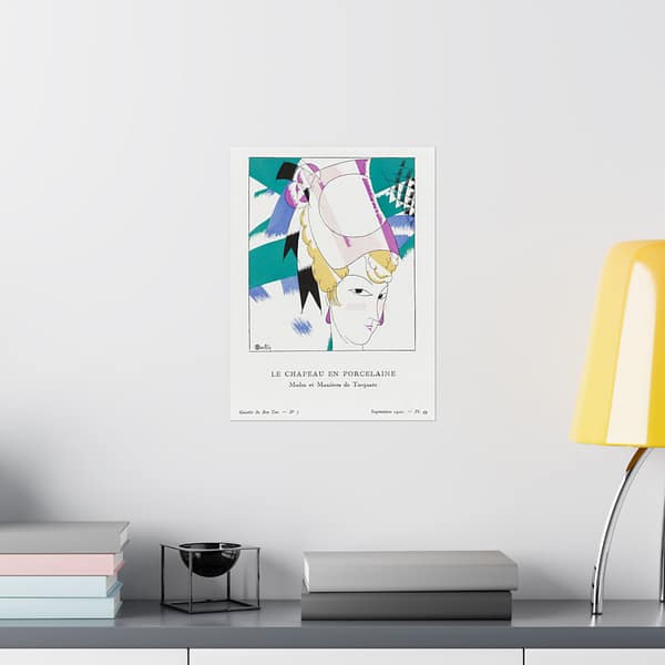 12236351880068967407_2048.jpeg The Porcelain Hat - Modes et Manières de Torquate - Charles Martin (1920) - Art Deco Poster Print