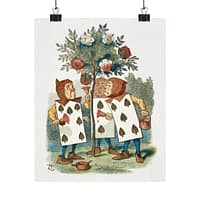 7726955062776693308_2048-1.jpeg The Nursery "Alice" from Alice's Adventures in Wonderland - John Tenniel (1890) - Vintage Art Poster Print