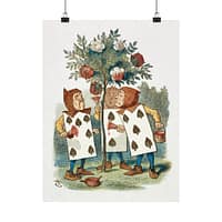 7918647760116272656_2048-1.jpeg The Nursery "Alice" from Alice's Adventures in Wonderland - John Tenniel (1890) - Vintage Art Poster Print