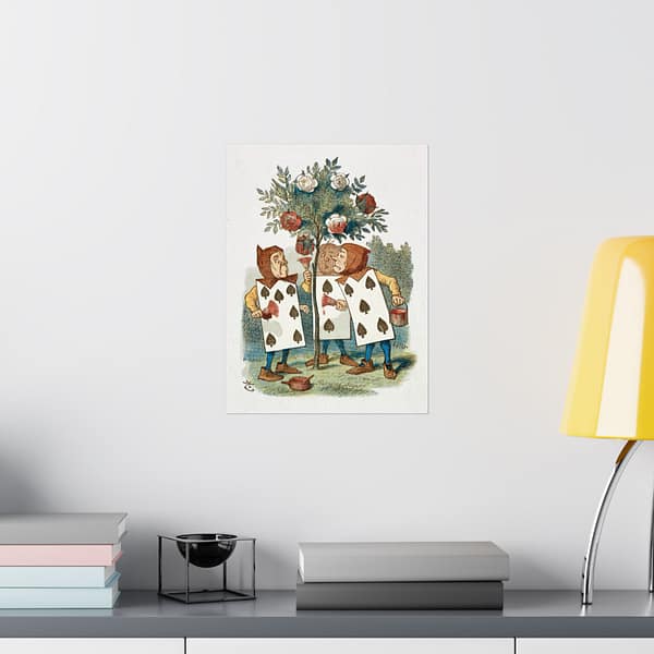 3541155392049519883_2048-1.jpeg The Nursery "Alice" from Alice's Adventures in Wonderland - John Tenniel (1890) - Vintage Art Poster Print