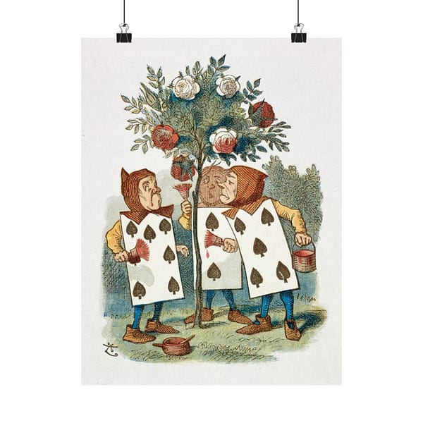 7918647760116272656_2048-1.jpeg The Nursery "Alice" from Alice's Adventures in Wonderland - John Tenniel (1890) - Vintage Art Poster Print