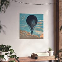 8833561994189501410_2048.jpeg Le Ballon by Imprimeur E. Pichot (c. 1883) - Vintage Art Poster Print