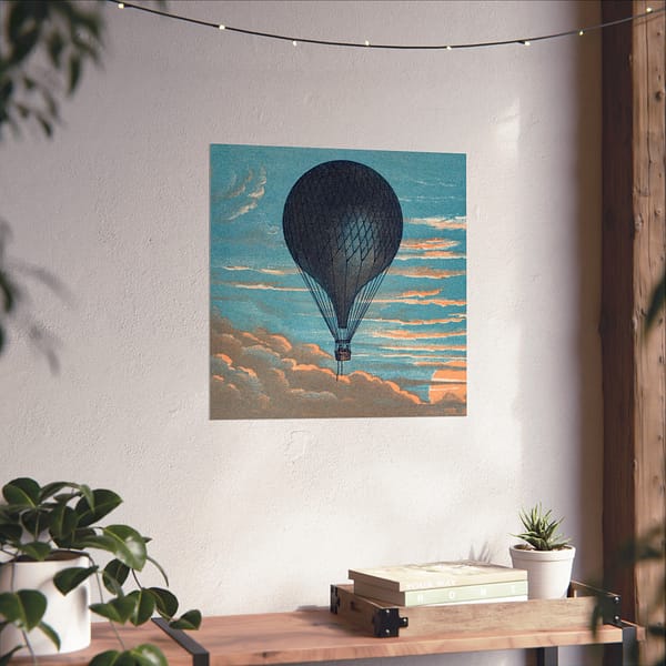 8833561994189501410_2048.jpeg Le Ballon by Imprimeur E. Pichot (c. 1883) - Vintage Art Poster Print