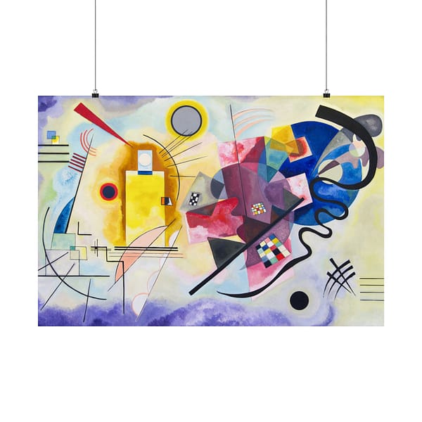 15927516692081956331_2048.jpeg Yellow Red Blue (Jaune Rouge Bleu) - Wassily Kandinsky (1925) - Art Deco Poster Print