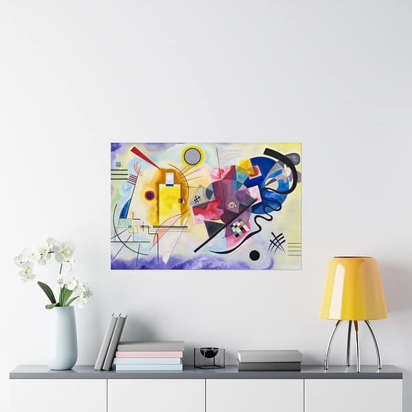 18363948153196803669_2048.jpeg Yellow Red Blue (Jaune Rouge Bleu) - Wassily Kandinsky (1925) - Art Deco Poster Print