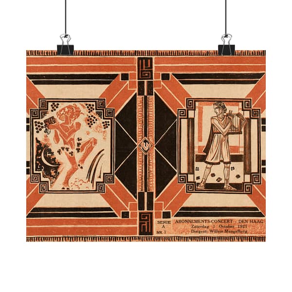 12184013586358055137_2048-1.jpeg Program of the Concertgebouw Amsterdam - Richard Roland Holst (1921) - Art Deco Poster Print