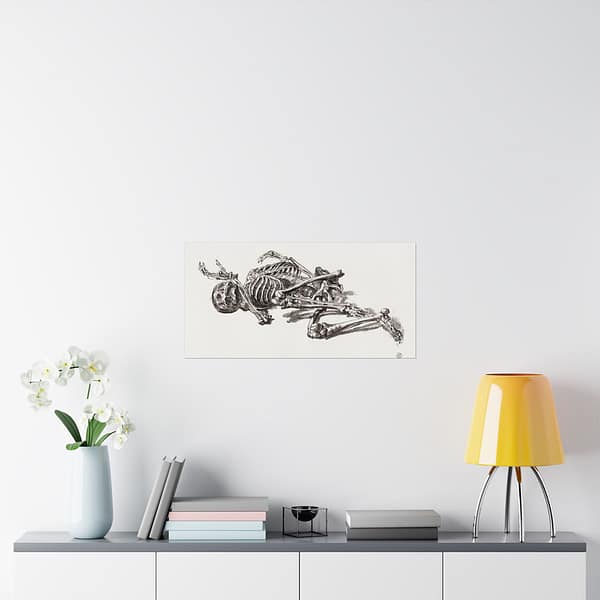 11238492487933599751_2048.jpeg A Human Skeleton - James Ward (c. 1800) - Vintage Art Poster Print