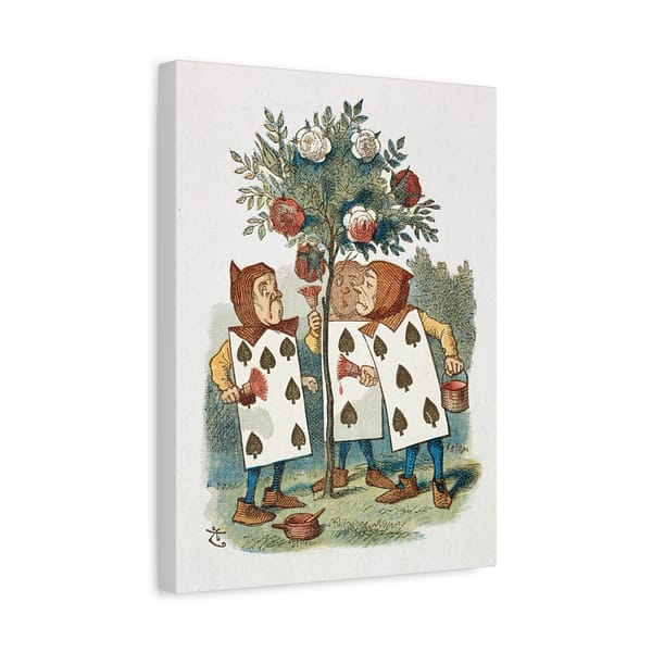 13404674676769539891_2048.jpeg The Nursery "Alice" from Alice's Adventures in Wonderland - John Tenniel (1890) - Vintage Art Canvas Print