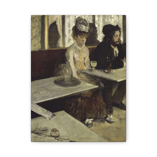 3891135550637662078_2048-1.jpeg The Absinthe Drinker (In a Café) - Edgar Degas (c. 1875-76) - Impressionist Canvas Print