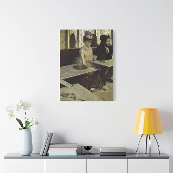 9371485005983554620_2048-1.jpeg The Absinthe Drinker (In a Café) - Edgar Degas (c. 1875-76) - Impressionist Canvas Print