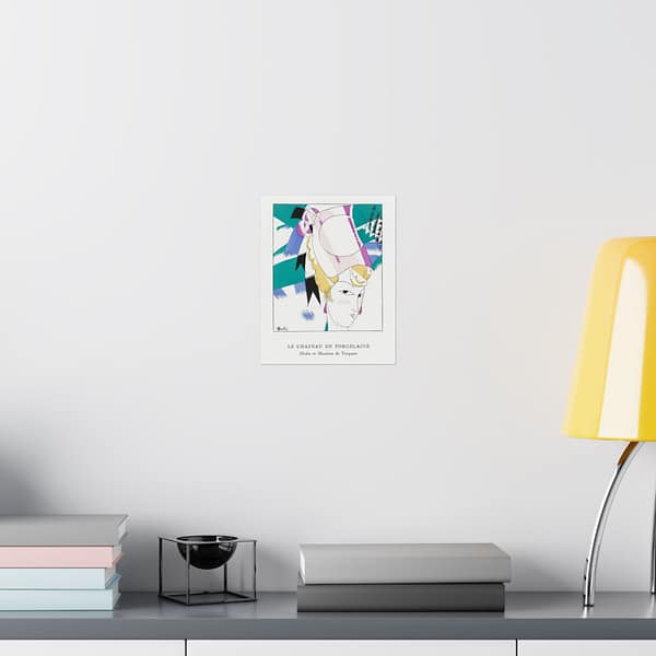 1909013252522171156_2048.jpeg The Porcelain Hat - Modes et Manières de Torquate - Charles Martin (1920) - Art Deco Poster Print