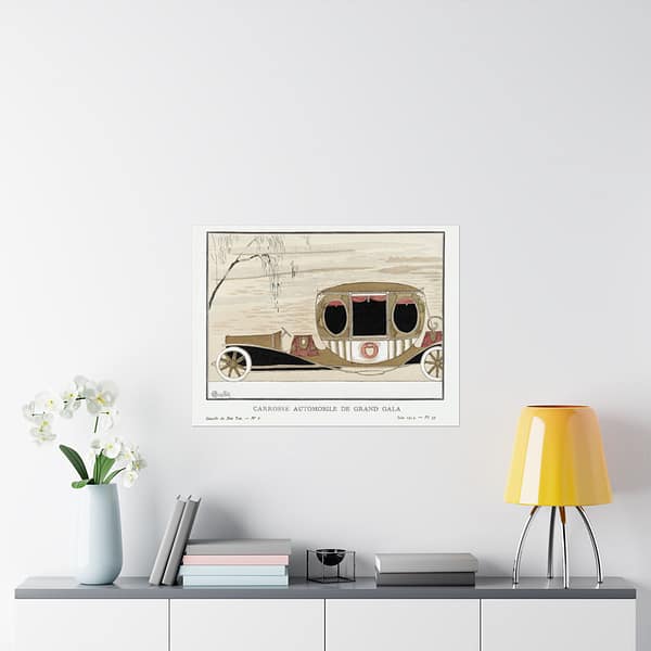 6651266219680680219_2048.jpeg Grand Gala Automobile Coach (Carosse Automobile de Grand Gala) - Charles Martin (1914) - Art Deco Poster Print