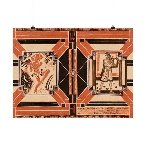 5504247608838728744_2048-1.jpeg Program of the Concertgebouw Amsterdam - Richard Roland Holst (1921) - Art Deco Poster Print